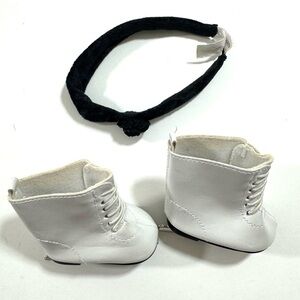 American Girl Mia Winter Ice Skates And Headband